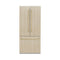 Autograph Edition 36 In. 19.6 Cu. Ft. Panel Ready French Door Built-in Bottom Freezer Refrigerator With Water Dispenser And Ice Maker With Stainless Steel Interior And Champagne Bronze Accents
