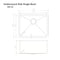 23 In. Meribel Undermount Single Bowl Stainless Steel Kitchen Sink With Bottom Grid
