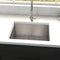23 In. Meribel Undermount Single Bowl Stainless Steel Kitchen Sink With Bottom Grid