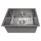 23 In. Meribel Undermount Single Bowl Satin Stainless Steel Kitchen Sink With Bottom Grid
