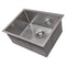 23 In. Meribel Undermount Single Bowl Satin Stainless Steel Kitchen Sink With Bottom Grid