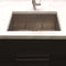 23 In. Meribel Undermount Single Bowl Satin Stainless Steel Kitchen Sink With Bottom Grid