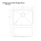 23 In. Meribel Undermount Single Bowl Satin Stainless Steel Kitchen Sink With Bottom Grid