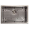 27 In. Meribel Undermount Single Bowl Stainless Steel Kitchen Sink With Bottom Grid