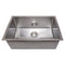 27 In. Meribel Undermount Single Bowl Stainless Steel Kitchen Sink With Bottom Grid