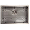 27 In. Meribel Undermount Single Bowl Stainless Steel Kitchen Sink With Bottom Grid