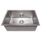 27 In. Meribel Undermount Single Bowl Stainless Steel Kitchen Sink With Bottom Grid