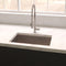27 In. Meribel Undermount Single Bowl Satin Stainless Steel Kitchen Sink With Bottom Grid