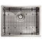 27 In. Meribel Undermount Single Bowl Satin Stainless Steel Kitchen Sink With Bottom Grid