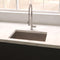 27 In. Meribel Undermount Single Bowl Satin Stainless Steel Kitchen Sink With Bottom Grid
