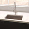 30 In. Meribel Undermount Single Bowl Satin Stainless Steel Kitchen Sink With Bottom Grid