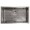 30 In. Meribel Undermount Single Bowl Satin Stainless Steel Kitchen Sink With Bottom Grid