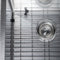 30 In. Meribel Undermount Single Bowl Satin Stainless Steel Kitchen Sink With Bottom Grid