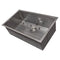 30 In. Meribel Undermount Single Bowl Satin Stainless Steel Kitchen Sink With Bottom Grid