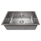 33 In. Meribel Undermount Single Bowl Satin Stainless Steel Kitchen Sink With Bottom Grid