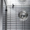 33 In. Meribel Undermount Single Bowl Satin Stainless Steel Kitchen Sink With Bottom Grid