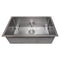 33 In. Meribel Undermount Single Bowl Satin Stainless Steel Kitchen Sink With Bottom Grid