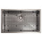 33 In. Meribel Undermount Single Bowl Satin Stainless Steel Kitchen Sink With Bottom Grid