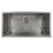 36 In. Meribel Undermount Single Bowl Stainless Steel Kitchen Sink With Bottom Grid