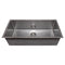 36 In. Meribel Undermount Single Bowl Satin Stainless Steel Kitchen Sink With Bottom Grid