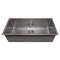 36 In. Meribel Undermount Single Bowl Satin Stainless Steel Kitchen Sink With Bottom Grid