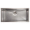 36 In. Meribel Undermount Single Bowl Satin Stainless Steel Kitchen Sink With Bottom Grid