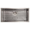 36 In. Meribel Undermount Single Bowl Satin Stainless Steel Kitchen Sink With Bottom Grid