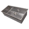 36 In. Meribel Undermount Single Bowl Satin Stainless Steel Kitchen Sink With Bottom Grid