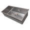 36 In. Meribel Undermount Single Bowl Satin Stainless Steel Kitchen Sink With Bottom Grid