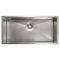 36 In. Meribel Undermount Single Bowl Satin Stainless Steel Kitchen Sink With Bottom Grid