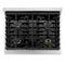 30 In. Paramount Gas Rangetop With 4 Burners And Porcelain Cooktop In Stainless Steel