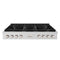 48 In. Paramount Gas Rangetop With 8 Burners And Porcelain Cooktop In Stainless Steel