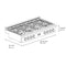 48 In. Paramount Gas Rangetop With 8 Burners And Porcelain Cooktop In Stainless Steel