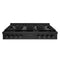 48 In. Paramount Gas Rangetop With 8 Burners And Porcelain Cooktop In Black Stainless Steel