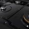48 In. Paramount Gas Rangetop With 8 Burners And Porcelain Cooktop In Black Stainless Steel