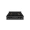 30 In. Paramount Gas Rangetop With 4 Brass Burners And Porcelain Cooktop In Black Stainless Steel
