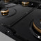 48 In. Paramount Gas Rangetop With 8 Brass Burners And Porcelain Cooktop In Stainless Steel