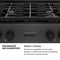 30 In. Paramount Gas Rangetop With 4 Burners And Porcelain Cooktop In Black Satin Stainless Steel