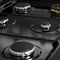 36 In. Paramount Gas Rangetop With 6 Burners And Porcelain Cooktop In Black Satin Stainless Steel
