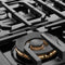 48 In. Paramount Gas Rangetop With 8 Burners And Porcelain Cooktop In Black Satin Stainless Steel