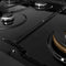 48 In. Paramount Gas Rangetop With 8 Burners And Porcelain Cooktop In Black Satin Stainless Steel