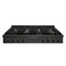 Designer Collection 48 In. Paramount Gas Rangetop With 8 Burners In Black Satin Stainless Steel With Matte Black And Champagne Bronze Accents