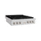 36 In. Paramount Gas Rangetop With 6 Burners And Porcelain Cooktop In Satin Stainless Steel