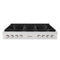 48 In. Paramount Gas Rangetop With 8 Burners And Porcelain Cooktop In Satin Stainless Steel