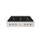 36 In. Paramount Gas Rangetop With 6 Brass Burners And Porcelain Cooktop In Satin Stainless Steel