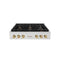 Autograph Edition 36 In. Paramount Gas Rangetop With 6 Burners And Porcelain Cooktop In Satin Stainless Steel With Polished Gold Accents