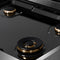 Autograph Edition 30 In. Paramount Gas Rangetop With 4 Burners And Porcelain Cooktop In Stainless Steel With Champagne Bronze Accents