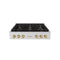 Autograph Edition 36 In. Paramount Gas Rangetop With 6 Burners And Porcelain Cooktop In Stainless Steel With Champagne Bronze Accents