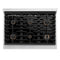 Autograph Edition 36 In. Paramount Gas Rangetop With 6 Burners And Porcelain Cooktop In Stainless Steel With Champagne Bronze Accents