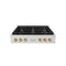 Autograph Edition 36 In. Paramount Gas Rangetop With 6 Burners And Porcelain Cooktop In Stainless Steel With Polished Gold Accents
